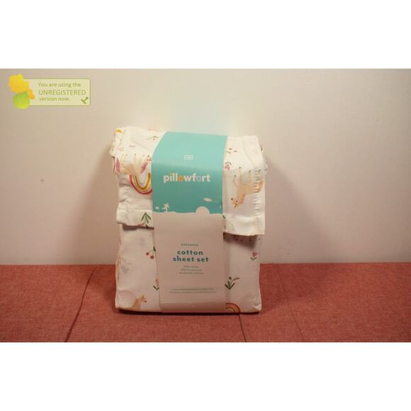 Pillowfort Full Unicorn Cotton Kids' Sheet Set* - Picture 1 of 9